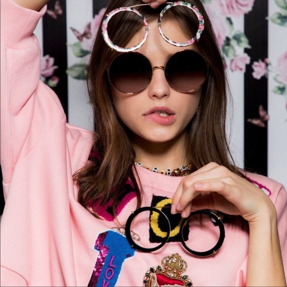 Dolce & Gabbana Oversized Round Sunglasses - Picture 11 of 13